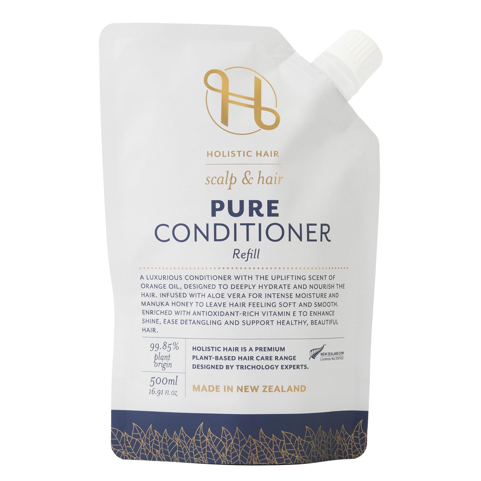 Pure Conditioner Refill Pouch 500ml , Conditioner , Holistic Hair® , PureConditionerFront