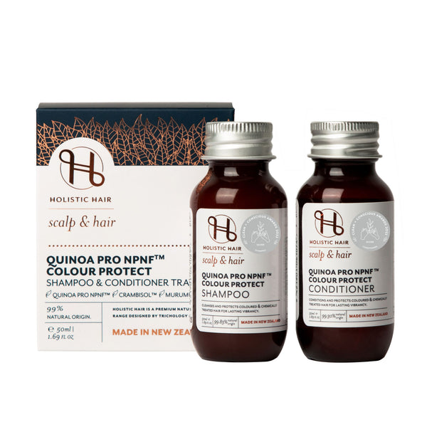 Quinoa Pro NPNF™ Colour Protect Shampoo & Conditioner 50ml Travel Set